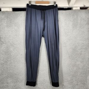Daniel Buchler Mens Gray Cotton Blend Jogger Lounge Pajama Pants Size Large
